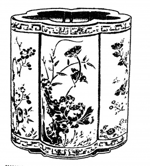 中式古典花纹凹凸黑白-ID:5867020