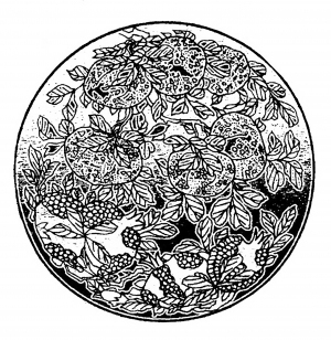 中式古典花纹凹凸黑白-ID:5867033