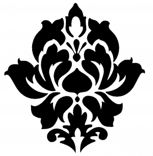 中式古典花纹凹凸黑白-ID:5867054