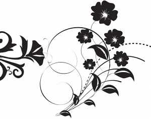 中式古典花纹凹凸黑白-ID:5867100