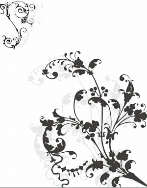 中式古典花纹凹凸黑白-ID:5867403