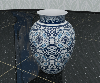 中式瓷器花瓶-ID:210732947
