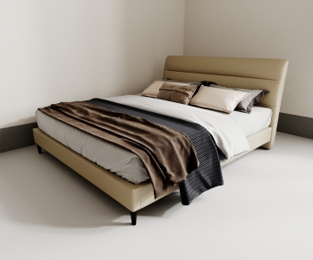 Modern Double Bed-ID:844090054