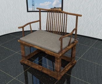 Wabi-sabi Style Lounge Chair-ID:313689958