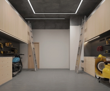 Modern Factory Floor/warehouse-ID:645420644