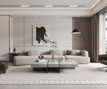 Modern A Living Room-ID:626163012