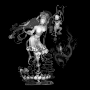 黑白灰度凹凸图-ID:743014103