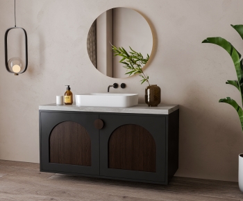 Modern French Style Bathroom Cabinet-ID:258190665