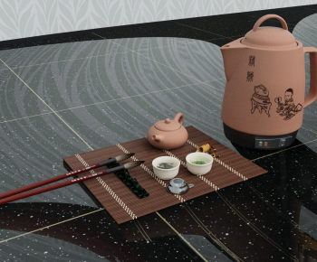 中式茶具茶壶-ID:680823093