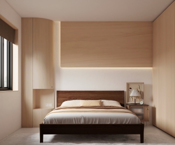 Wabi-sabi Style Bedroom-ID:965292932