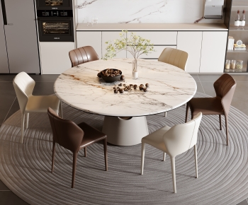 Modern Dining Table And Chairs-ID:401762015