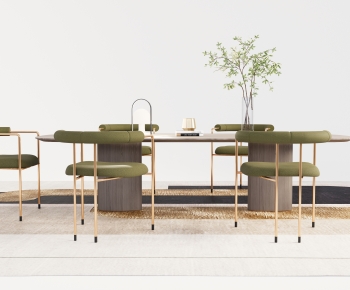 Modern Dining Table And Chairs-ID:652754078