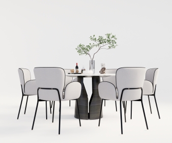 Modern Dining Table And Chairs-ID:493971119