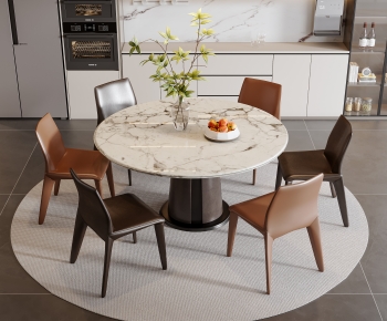 Modern Dining Table And Chairs-ID:963624005