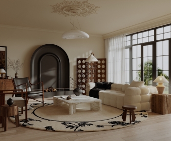 French Style A Living Room-ID:362169983