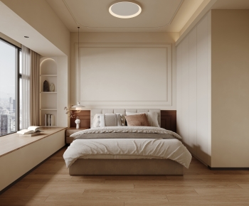 Modern French Style Bedroom-ID:653951888