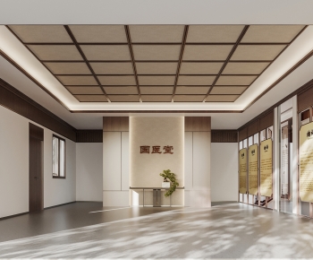 New Chinese Style Hospital Hall-ID:936036117