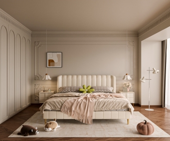 Modern French Style Bedroom-ID:634519109