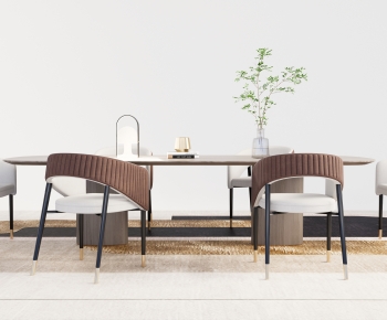 Modern Dining Table And Chairs-ID:297465092