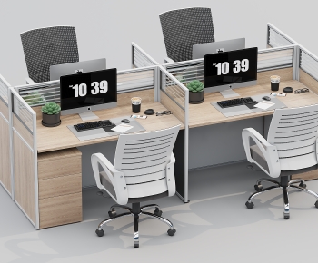 Modern Office Desk And Chair-ID:478940039