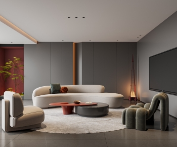 Modern A Living Room-ID:405720006
