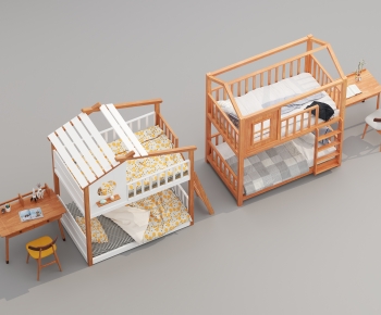 Modern Child's Bed-ID:312778009