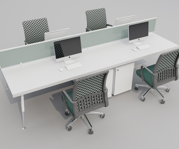 Modern Office Desk And Chair-ID:573395017