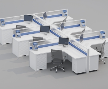 Modern Office Desk And Chair-ID:141680251