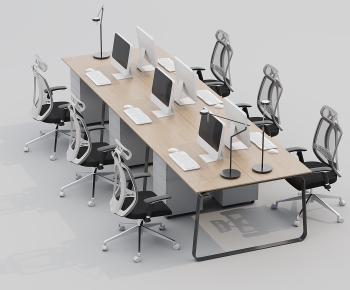 Modern Office Desk And Chair-ID:929965024
