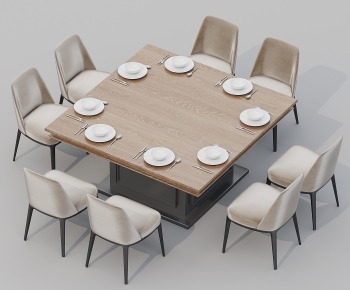 Modern Dining Table And Chairs-ID:221972946