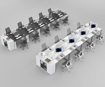 Modern Office Desk And Chair-ID:277060992