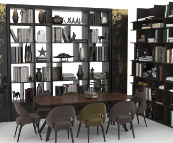 Modern Dining Table And Chairs-ID:895259441