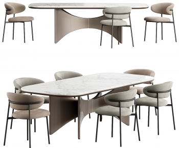 Modern Dining Table And Chairs-ID:273396021