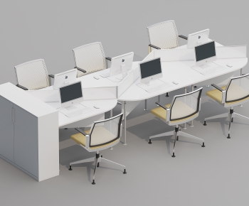 Modern Office Desk And Chair-ID:230732921