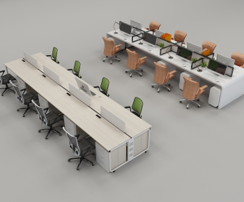 Modern Office Desk And Chair-ID:905394083