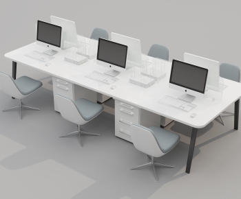 Modern Office Desk And Chair-ID:302151921