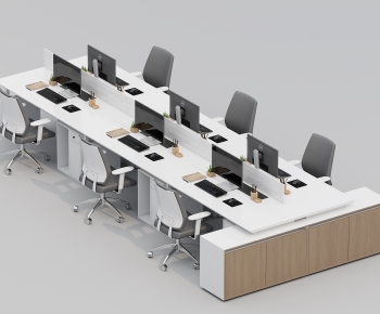 Modern Office Desk And Chair-ID:948225026