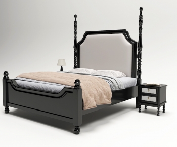 American Style Double Bed-ID:528583058