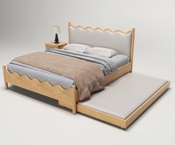 American Style Double Bed-ID:102936039