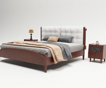 American Style Double Bed-ID:101372962