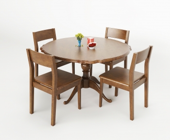 Modern Dining Table And Chairs-ID:439493896