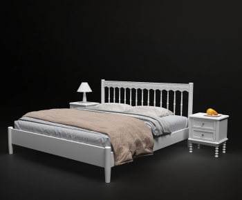 Modern Double Bed-ID:777177109
