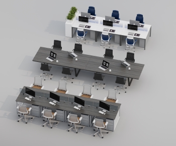 Modern Office Desk And Chair-ID:450218928