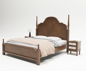 American Style Double Bed-ID:870150097