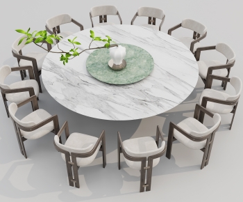 New Chinese Style Dining Table And Chairs-ID:368837122