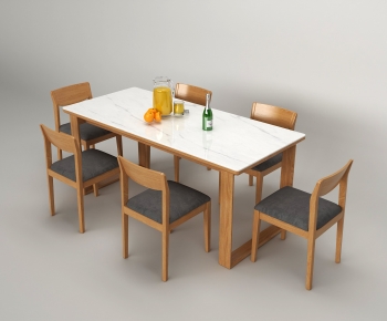 Modern Dining Table And Chairs-ID:739972116
