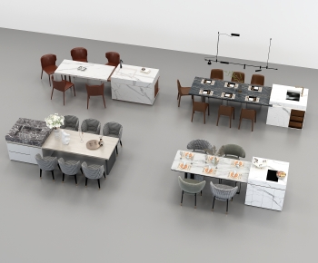 Modern Dining Table And Chairs-ID:871434938