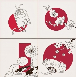 Japanese Style Wabi-sabi StyleAbstract Painting
