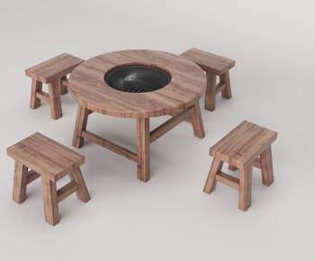 Modern Tea Tables And Chairs-ID:390392074