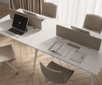 Modern Office Desk And Chair-ID:345493089